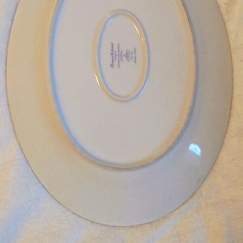 🔥Lenox Vtg. Platter Bouquet Collection Porcelain Imported Platter 14" X 10 - Picture 8 of 16